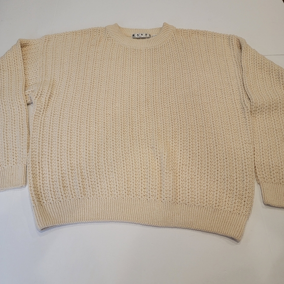 Fenn Wright & Manson Basix Vintage Sweater Size Large Oversized Drop Shoulder - Picture 13 of 14